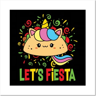 Let's Fiesta Taco Posters and Art